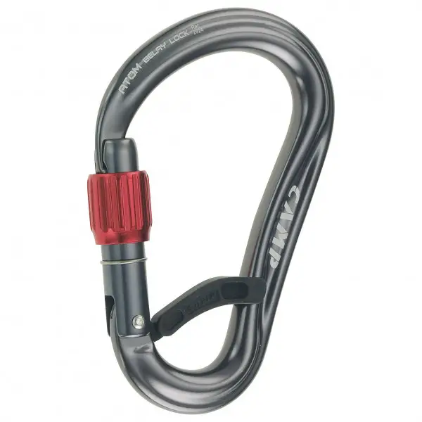 C.A.M.P. - Atom Belay Lock - HMS-Karabiner grau