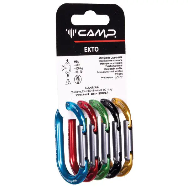 C.A.M.P. - Rack Pack Ekto - Materialkarabiner weiß