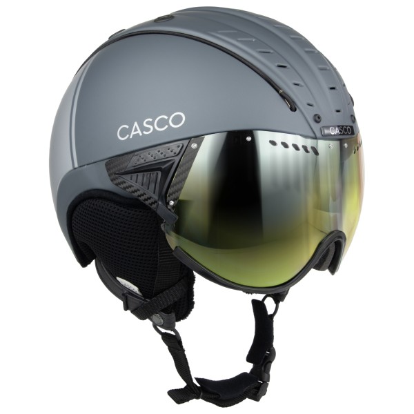 CASCO - SP-2 Carbonic Fragment S3 - Skihelm Gr M - 55-57 cm grau