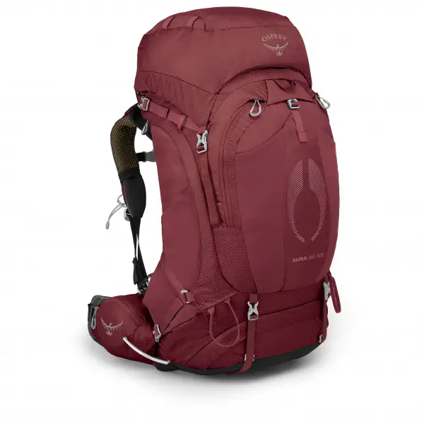 Osprey - Women's Aura AG 65 - Trekkingrucksack Gr M/L rot
