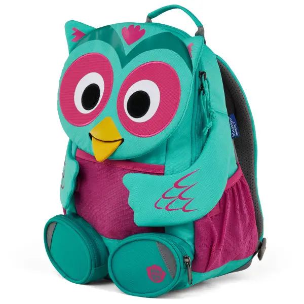 Affenzahn - Großer Freund Eule - Kinderrucksack türkis