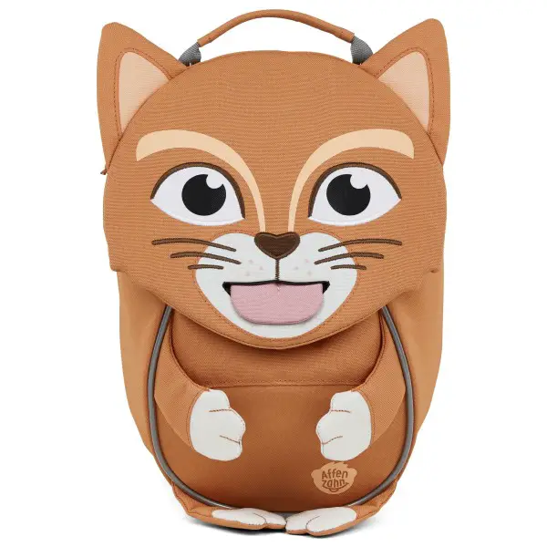 Affenzahn - Kleiner Freund Katze - Kinderrucksack orange
