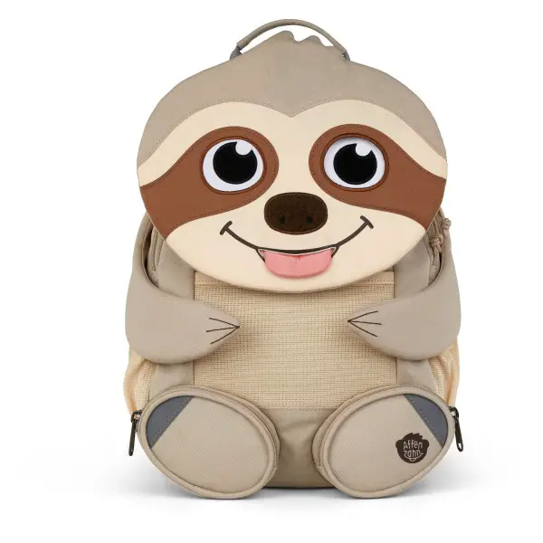Affenzahn - Kid's Großer Freund Faultier - Kinderrucksack beige