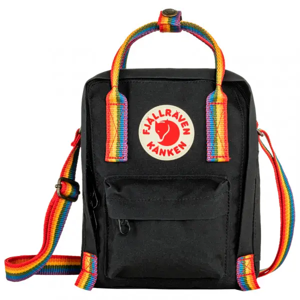 Fjällräven - Kånken Rainbow Sling - Umhängetasche Gr 2,5 l schwarz