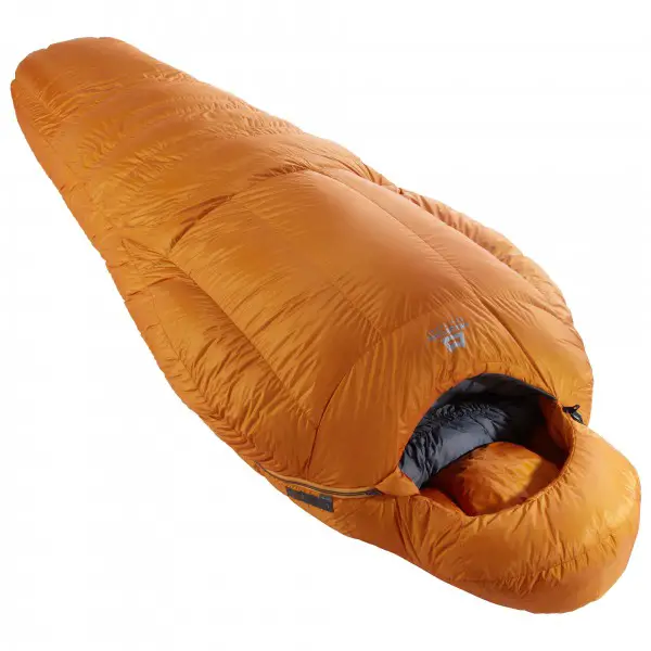 Mountain Equipment - Iceline - Daunenschlafsack Gr Long - Body Size: 200 cm marmalade