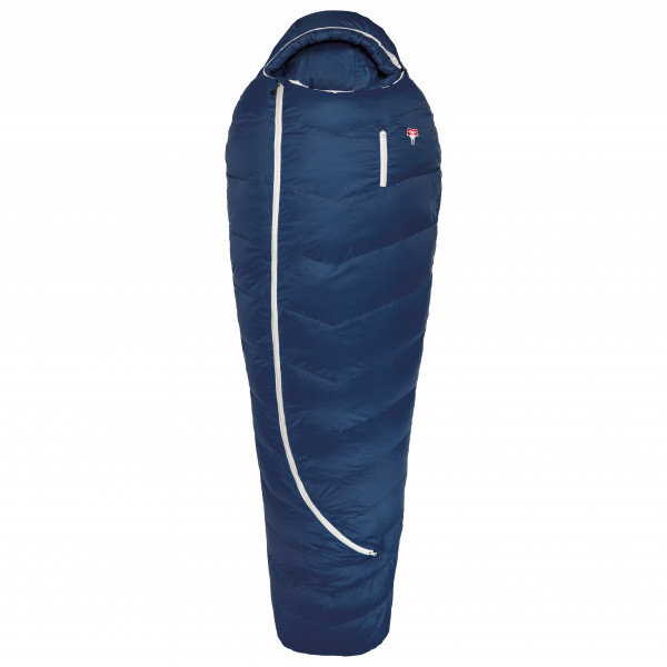 Grüezi Bag - Biopod DownWool Ice 185 - Daunenschlafsack Gr 215 x 80 x 50 cm blau