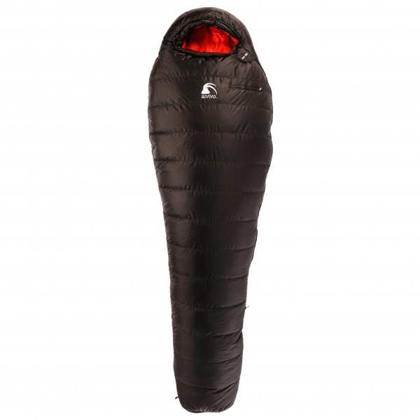 Alvivo - Ibex 900 - Daunenschlafsack Gr 225 cm schwarz/rot