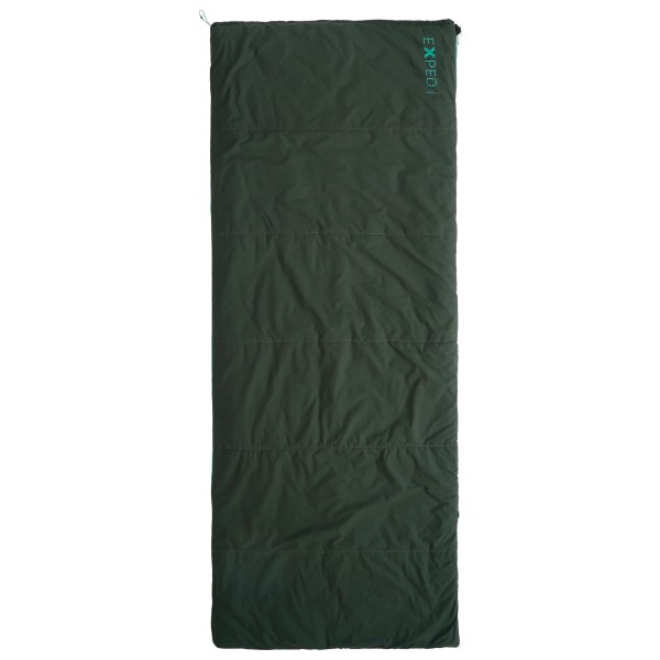 Exped - LuxeWool Sleepingbag Uno - Daunenschlafsack Gr Uno - 210 x 85 cm türkis