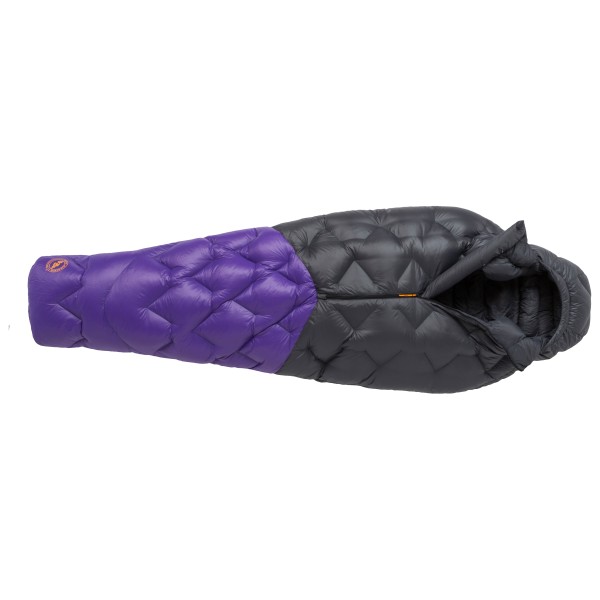 Big Agnes - Fly Creek UL 25 - Daunenschlafsack Gr Long - 198 cm schwarz/lila