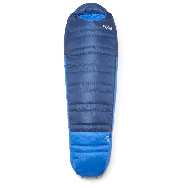 Rab - Ascent 0C / 32F - Daunenschlafsack Gr Regular - Body Size: 185 cm blau