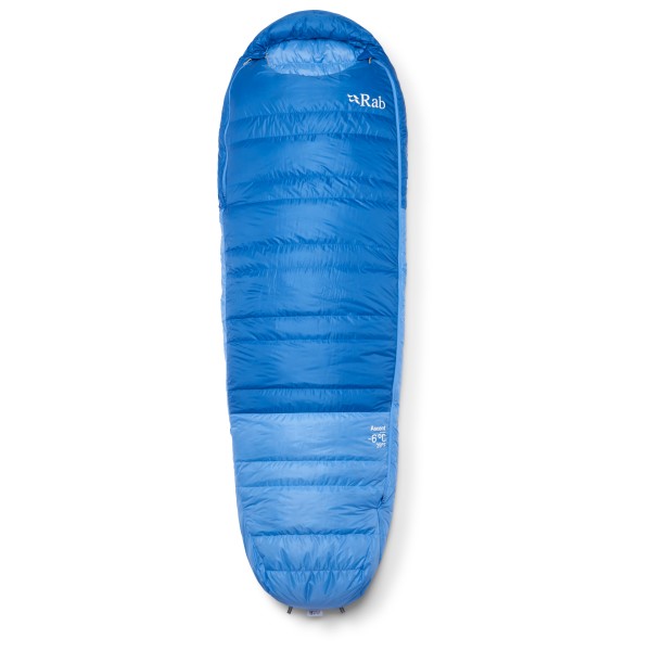 Rab - Women's Ascent -6C/ 20F - Daunenschlafsack Gr Long - Body Size: 185 cm blau
