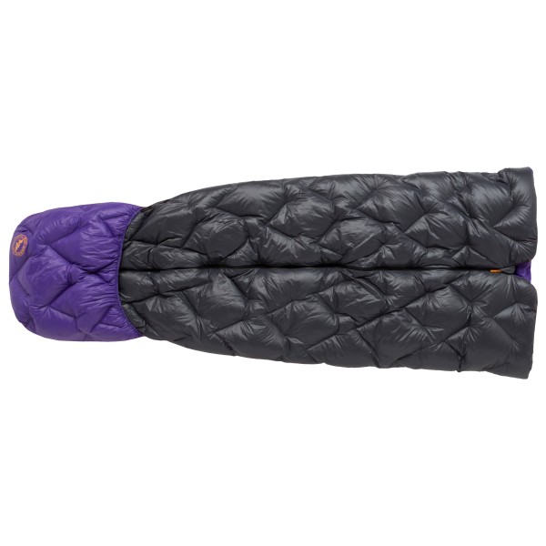 Big Agnes - Fly Creek UL Zip Quilt - Daunenschlafsack Gr Regular - Bodysize: 183 cm schwarz/lila