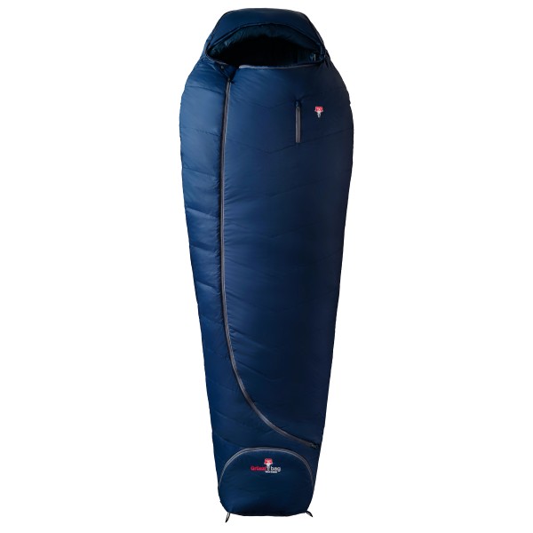 Grüezi Bag - Biopod Wolle Zero XL - Kunstfaserschlafsack Gr 203 cm Körperlänge blau
