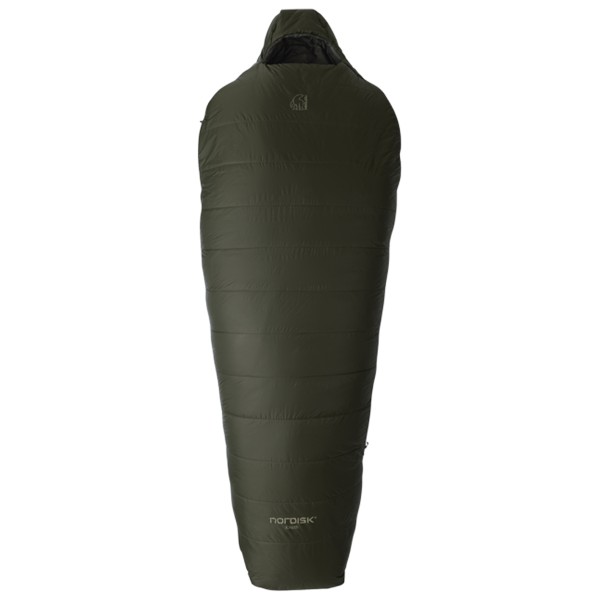 Nordisk - Knuth ±0° Wide Mummy Sleeping Bag - Kunstfaserschlafsack Gr L - bis 190 cm grün