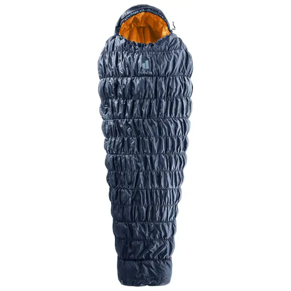 Deuter - Exosphere EL -6°C - Kunstfaserschlafsack Gr 220 x 73-90 x 45-56 cm blau/ maple