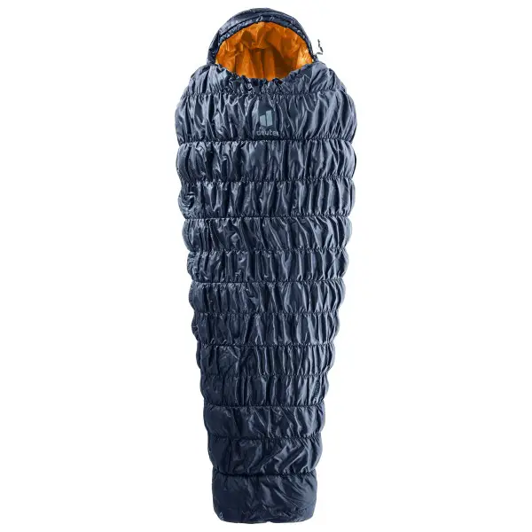 Deuter - Women's Exosphere SL 0°C - Kunstfaserschlafsack Gr 198 x 68-85 x 43-54 cm blau/ maple