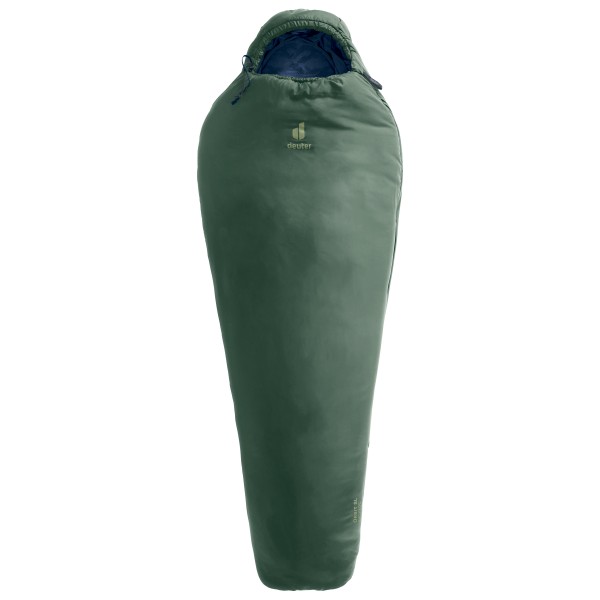Deuter - Women's Orbit SL 0°C - Kunstfaserschlafsack Gr 198 x 74 x 47 cm ivy /blau