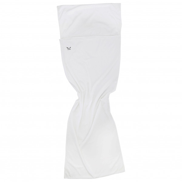Salewa - Cotton-Feel Liner Zip Silveriz - Reiseschlafsack Gr One Size weiß
