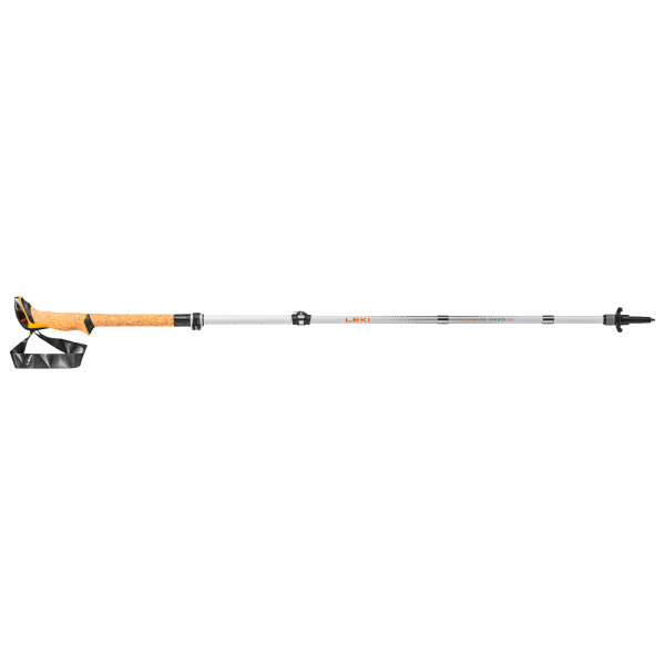 Leki - Cressida FX Carbon AS - Trekkingstöcke Gr 100-120 cm weiß/grau
