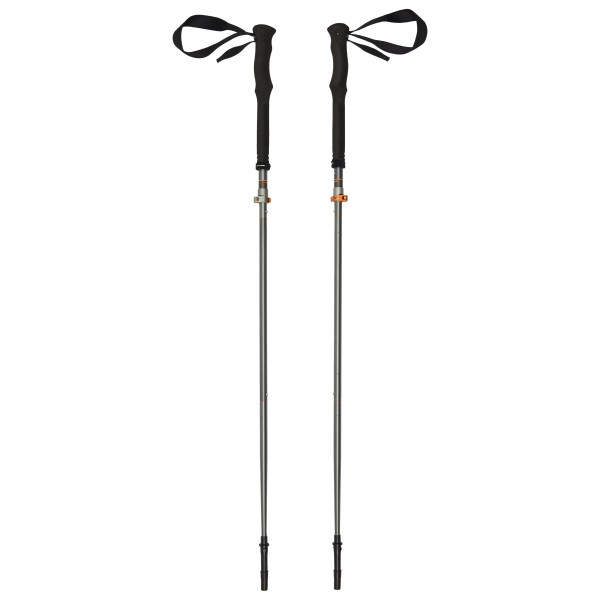 Komperdell - Mountain Trail FXO - Trekkingstöcke Gr 120-135 cm schwarz/orange