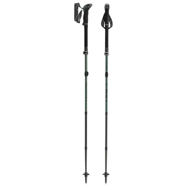 Leki - Makalu FX Carbon Compact - Trekkingstöcke Gr 100 - 120 cm beige/weiß