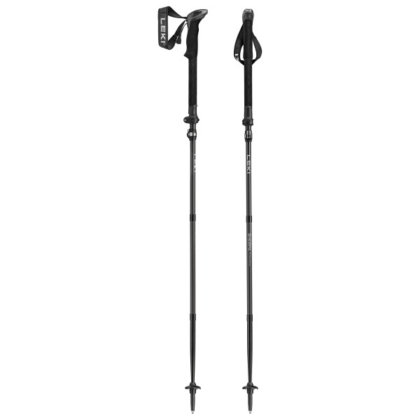 Leki - Sherpa FX Carbon Strong - Trekkingstöcke Gr 120 - 140 cm schwarz/grau