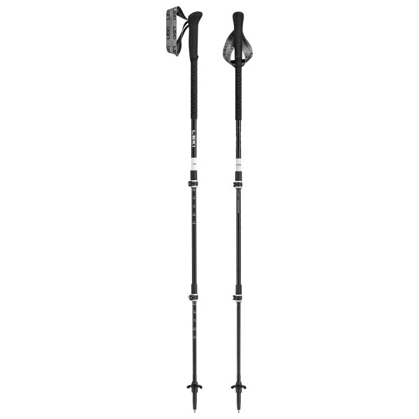 Leki - Skytera Lite Compact - Trekkingstöcke Gr 90 - 125 cm schwarz/ neonorange