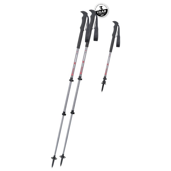 Komperdell - Ridgemaster Contour - Trekkingstöcke Gr 105-140 cm grau