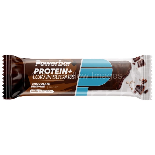 PowerBar - ProteinPlus Low Sugar Chocolate Brownie - Recoveryriegel Gr 35 g braun