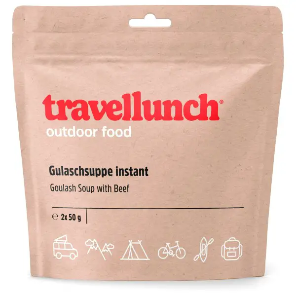 Travellunch - Gulaschsuppe mit Rindfleisch Gr 2 x 50 g