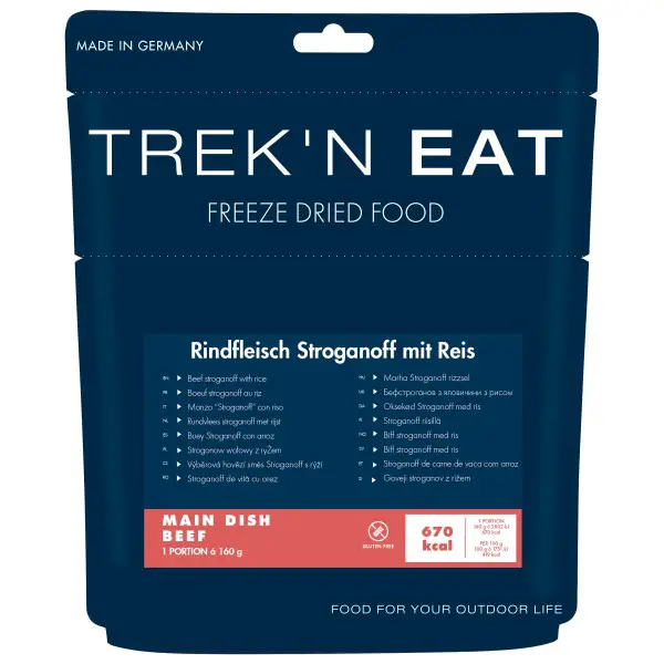 Trek'n Eat - Rindfleisch Stroganoff mit Reis Gr 160 g
