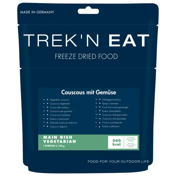 Trek'n Eat - Couscous mit Gemüse - Expeditionsnahrung Gr 160 g