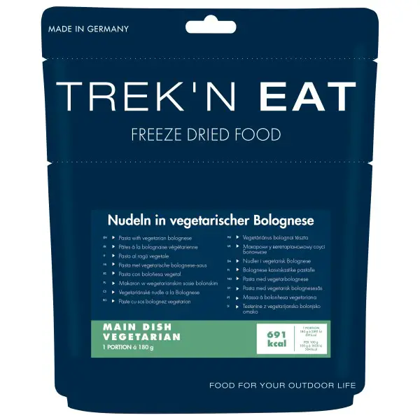 Trek'n Eat - Pasta with Vegetarian Bolognese Gr 180 g