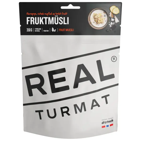 Real Turmat - Fruit Muesli with Apple Gr 115 g