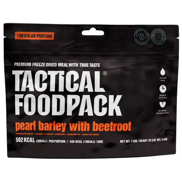 TACTICAL FOODPACK - Pearl Barley With Beetroot Gr 110 g