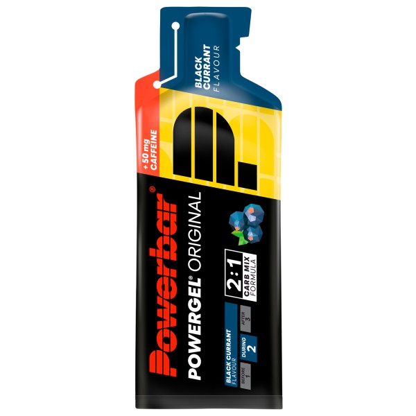 PowerBar - Powergel Original Black Currant (mit Koffein) - Energiegel Gr 41 g schwarz