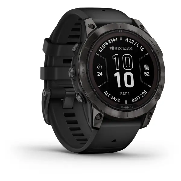 Garmin - Fenix 7 Pro Sapphire Solar - Multifunktionsuhr schwarz