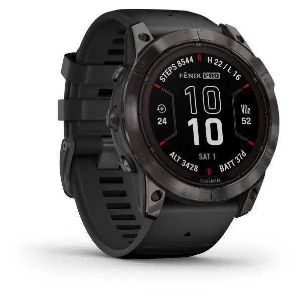 Garmin - Fenix 7X Pro Sapphire Solar - Multifunktionsuhr schwarz