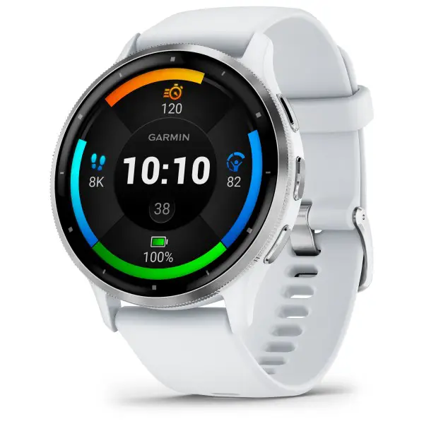 Garmin - Venu 3 - Multifunktionsuhr steinweiss / silber