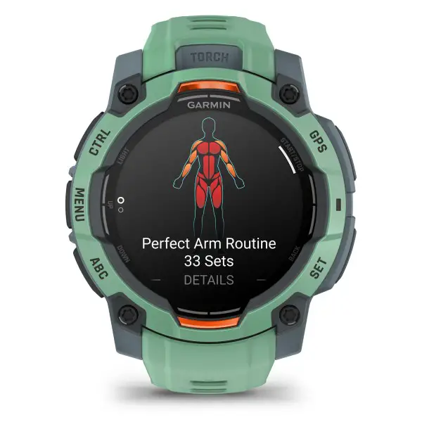 Garmin - Instinct 3 Amoled 45 mm - Multifunktionsuhr twilight / neo
