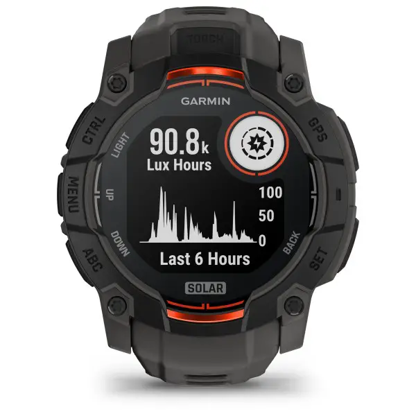 Garmin - Instinct 3 Solar 50 mm - Multifunktionsuhr coal /schwarz