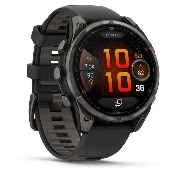 Garmin - Fenix 8 Pro 47 mm - Multifunktionsuhr schwarz/grau
