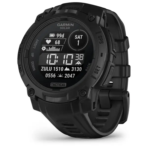 Garmin - Instinct 3 Solar Tactical Edition 45 mm - Multifunktionsuhr schwarz