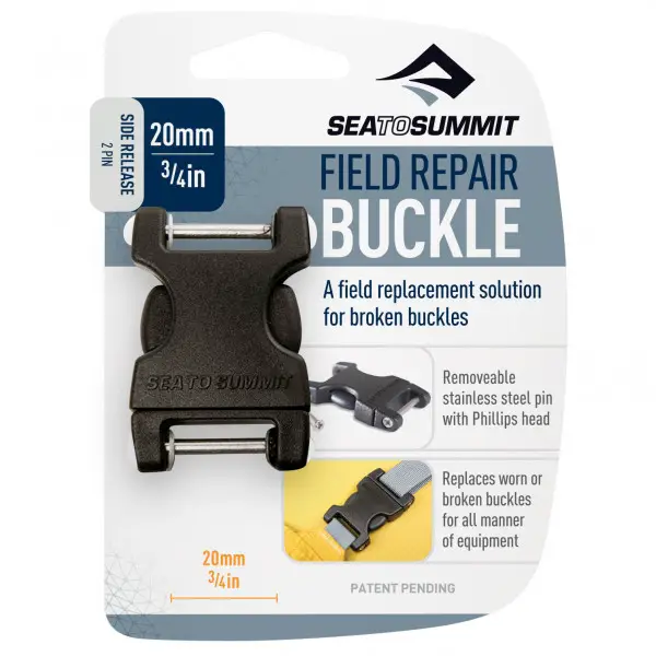 Sea to Summit - Field Repair Buckle - Schnalle Gr 15 mm schwarz