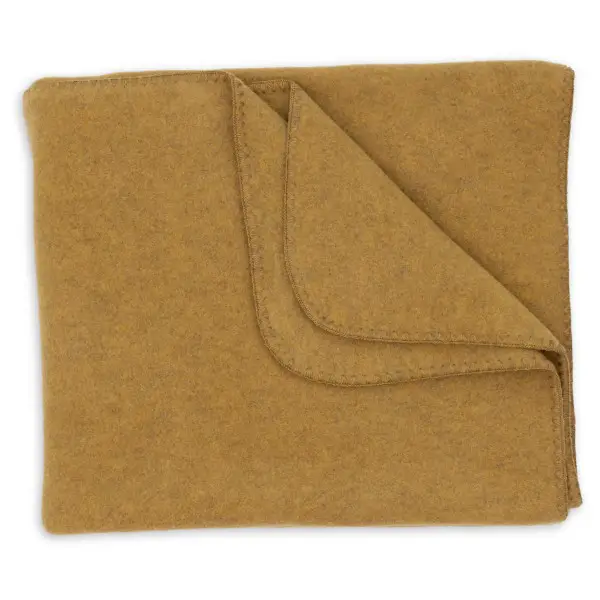 Engel - Erwachsenen-Decke mit Muschelkante - Decke Gr 150 x 180 cm braun