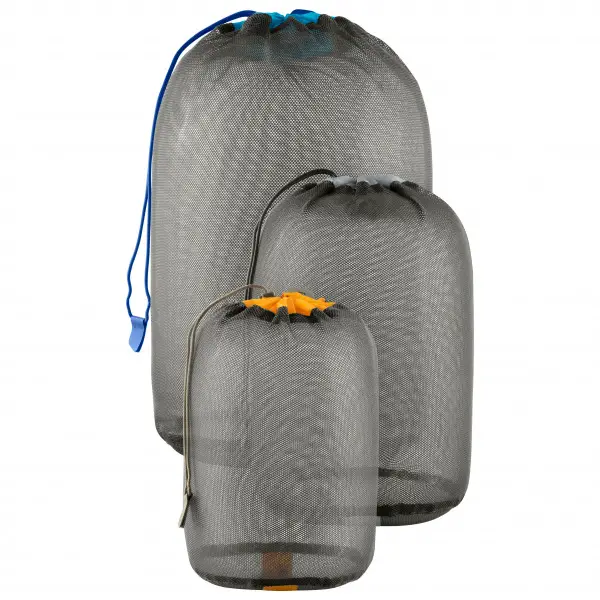 Sea to Summit - Mesh Stuff Sack Set - Packsack Gr 5 l, 8 l, 13 l grau