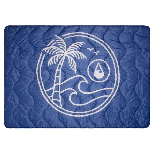 Wave Hawaii - Multifunc Outdoor Blanket D6 - Decke Gr 200 x 140 cm blau