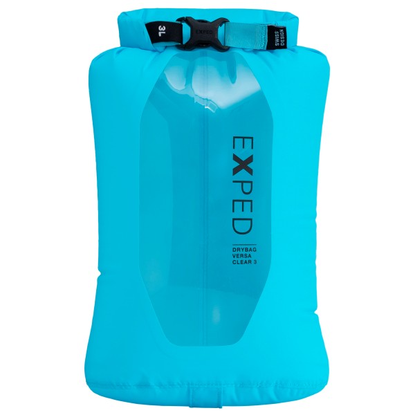 Exped - Drybag Versa Clear - Packsack Gr 3 l blau