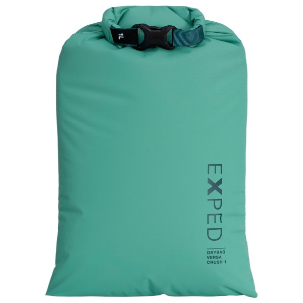 Exped - Drybag Versa Crush - Packsack Gr 1 l - 23 x 16 x 4 cm türkis