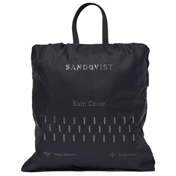 Sandqvist - Items Backpack Cover - Schutzhülle Gr One Size schwarz